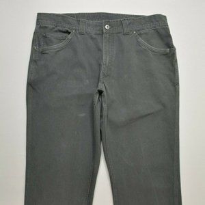 SOLOGNAC Sz 41 Men OLIVE Army GREEN Canvas HUNTING UTILITY Work PANTS 30" Inseam